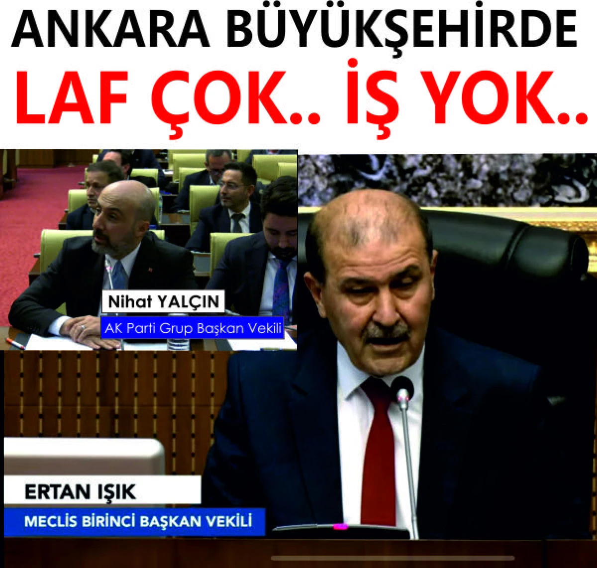 ABB Meclisi&rsquo;nde Ocak Ayı Sansasyonları "Su Yok, Trafik &Ccedil;ok!"