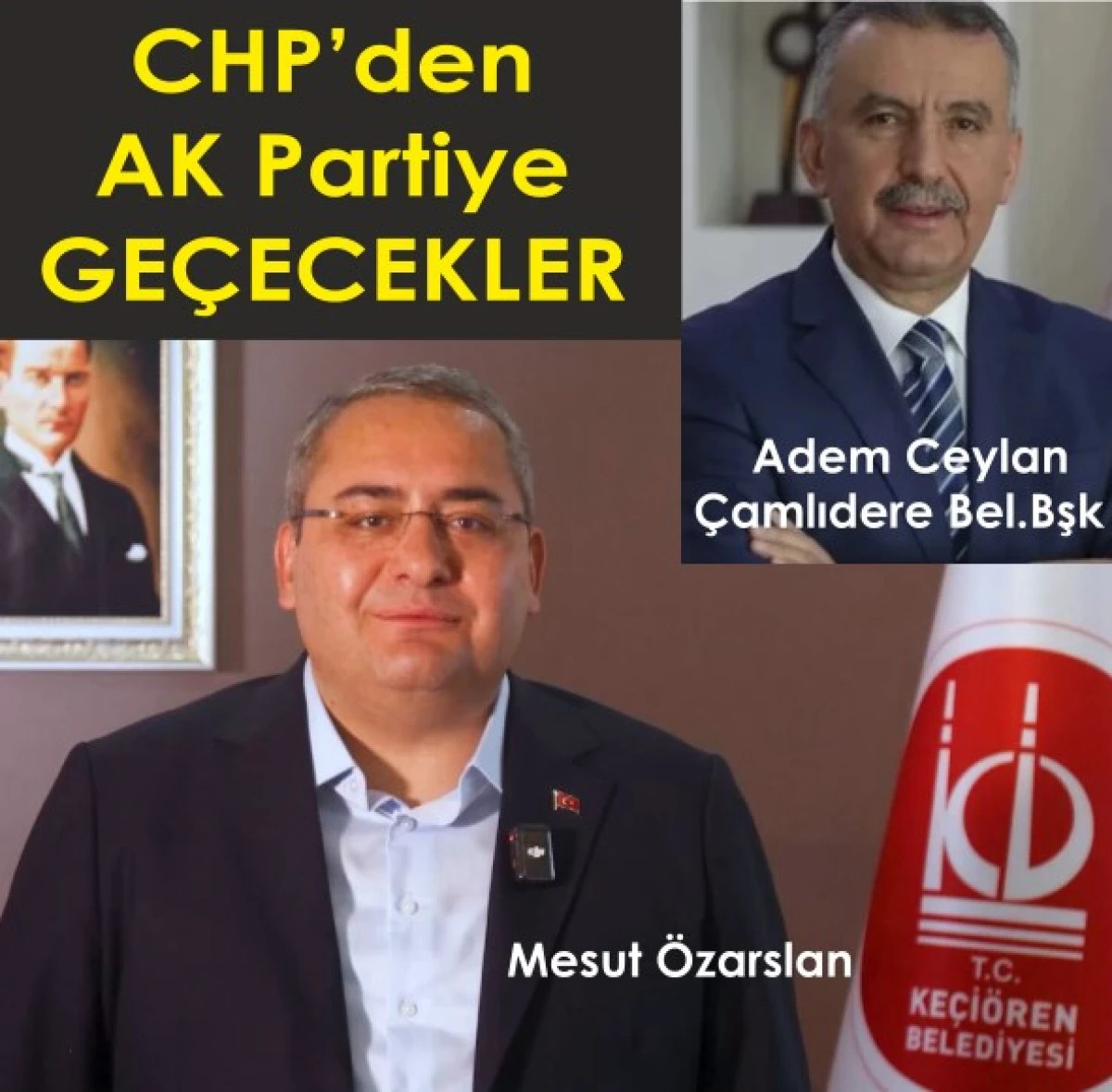 Ke&ccedil;i&ouml;ren Belediye Başkanı Mesut &Ouml;zarslan'dan hala SES yok