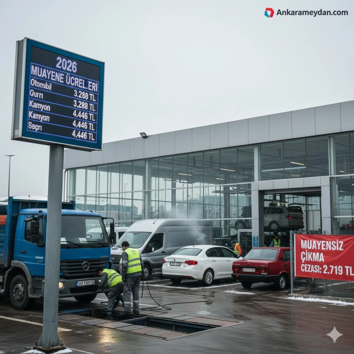 T&Uuml;VT&Uuml;RK ara&ccedil; muayene &uuml;cretleri değişti 